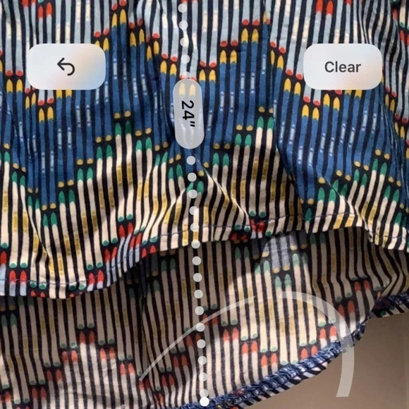 Esprit Geometric Print Blouse Top Size 6 - Picture 11 of 14